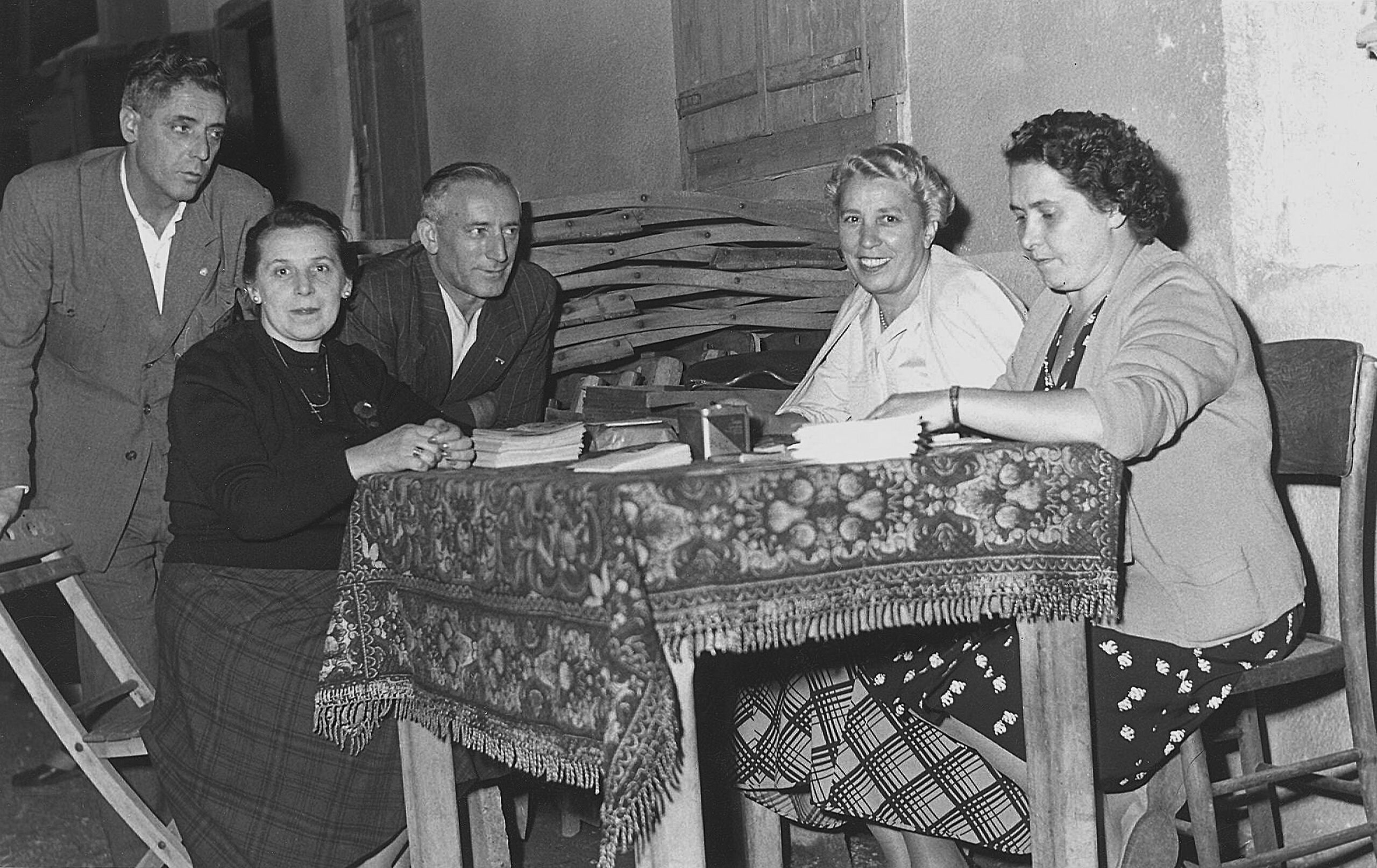 In foto Tina Ferraris, Vittorio Ferraris, Argentina Foppa, Coniugi Cicognani