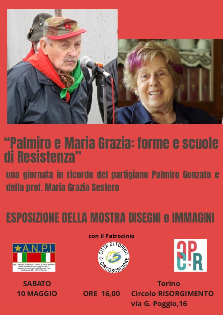 locandina con fotografie